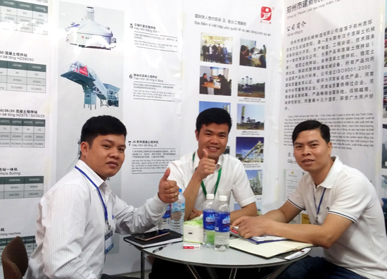 郑州建新机械越南建筑机械展会